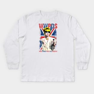 What Would Patsy Do, Sweetie Ab Fab. Absolutely Fabulous Kids Long Sleeve T-Shirt